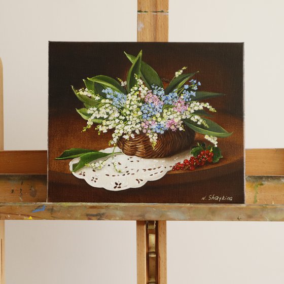 Lilies of the Valley Basket