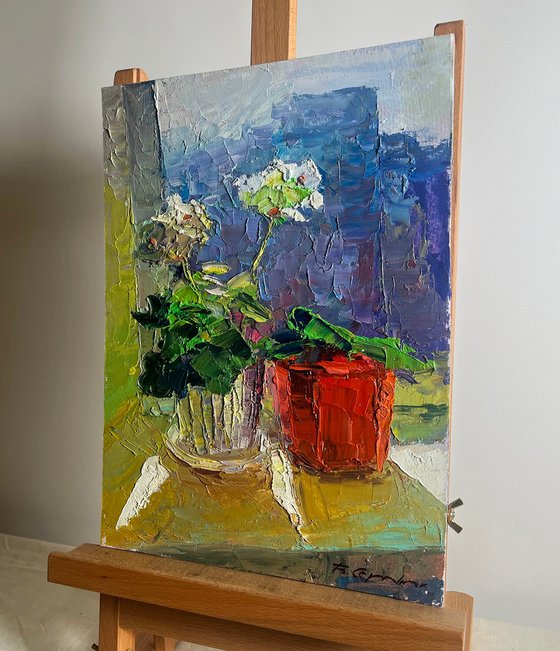 Flowers on the Windowsill