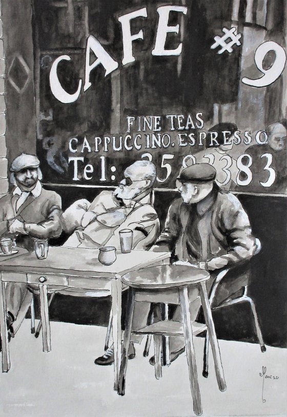 Three Old Guys at the Cafe, Sheffield 2