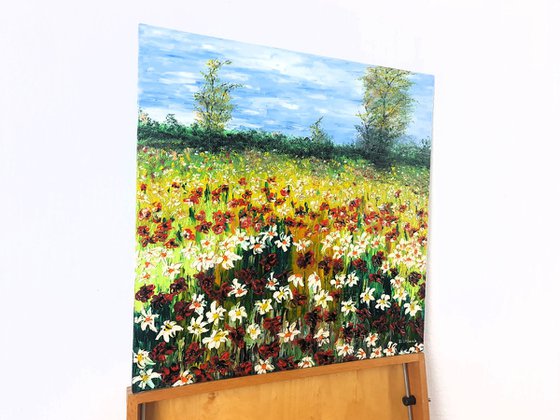 Colored meadow