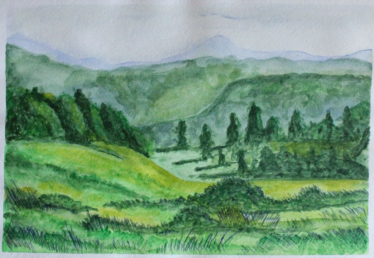 Green Valley by Olga Sennikova
