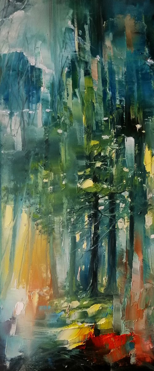 Forest river by Artem Grunyka