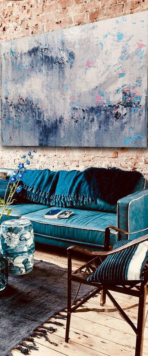 170x120cm. / abstract painting / Abstract 1235 by Alex Senchenko