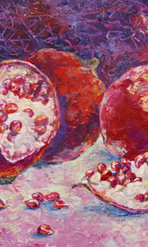 Pomegranates by Liubov Ponomarova