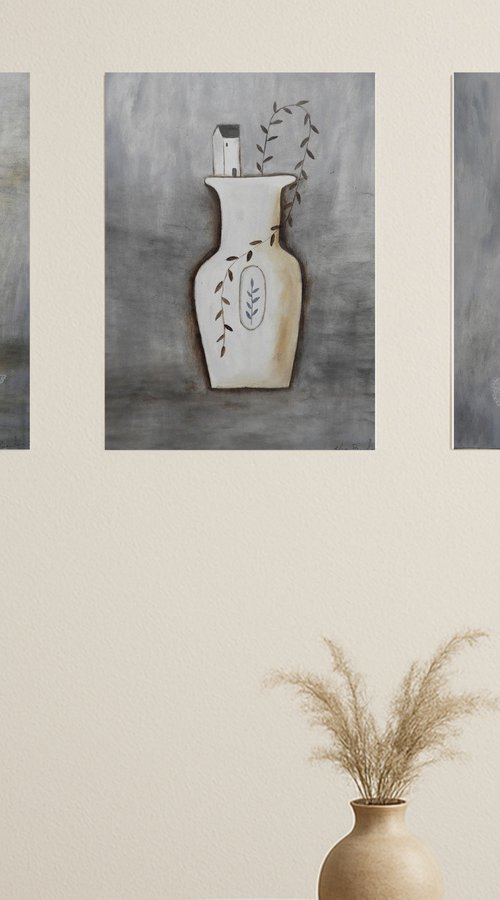 The plants vases, set of 3 by Silvia Beneforti