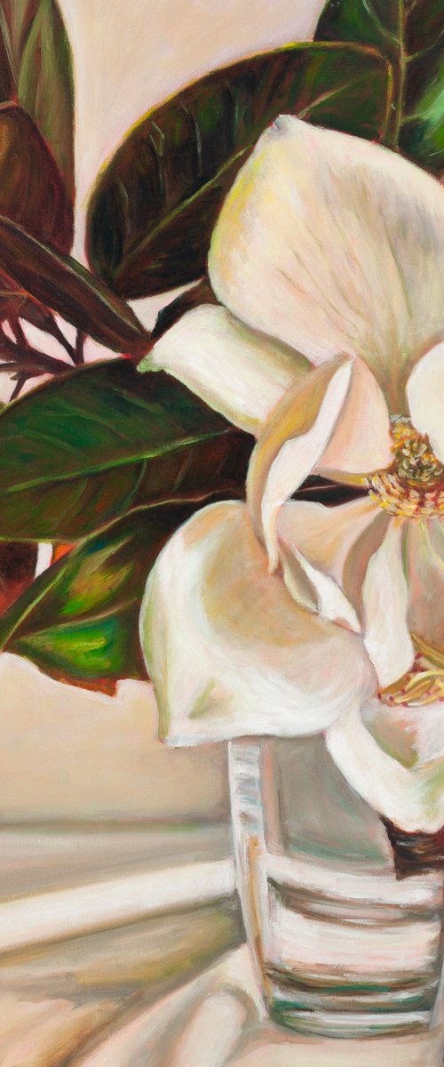Magnolia Grandiflora by Liudmila Pisliakova