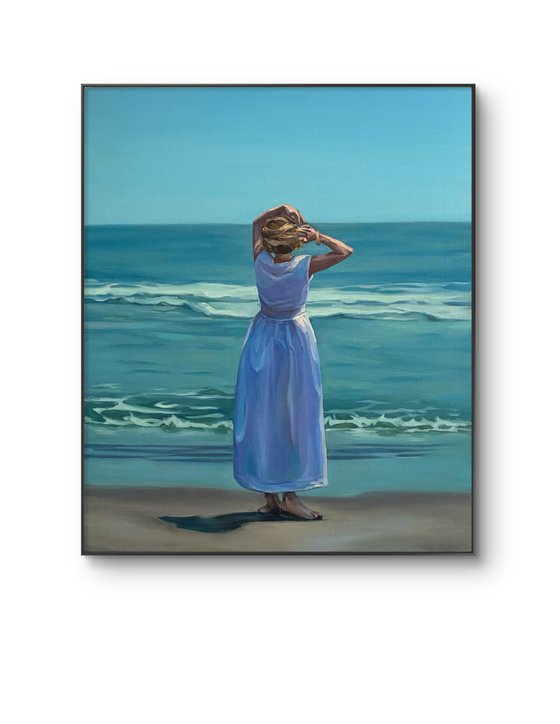 Girl by the ocean