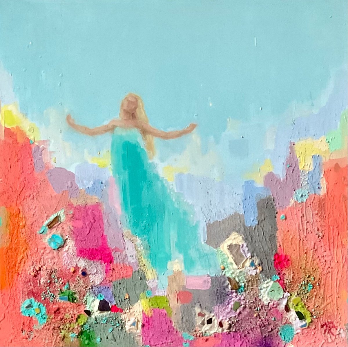 Heavenly And Earthly 2 By Vera Klimova, 31 X 31, Artwork For Sale On Artfinder