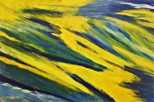 Yellow Landscape by Hanni Smigaj