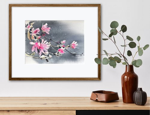 First magnolia by Olha Retunska