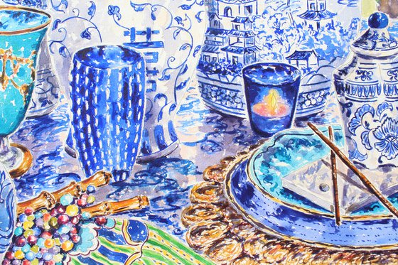 Chinoiserie Table Style