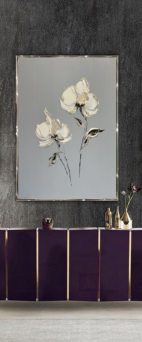 Elegant Voluminous Flowers by Marina Skromova