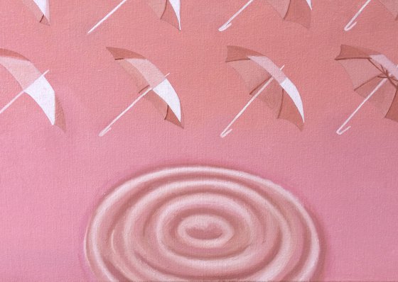 Pink Umbrellas