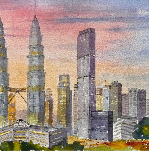 Evening in Kuala Lumpur by Brian Tucker