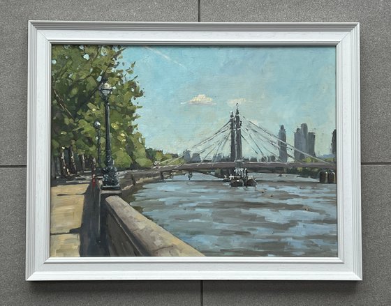 Albert Bridge, early summer