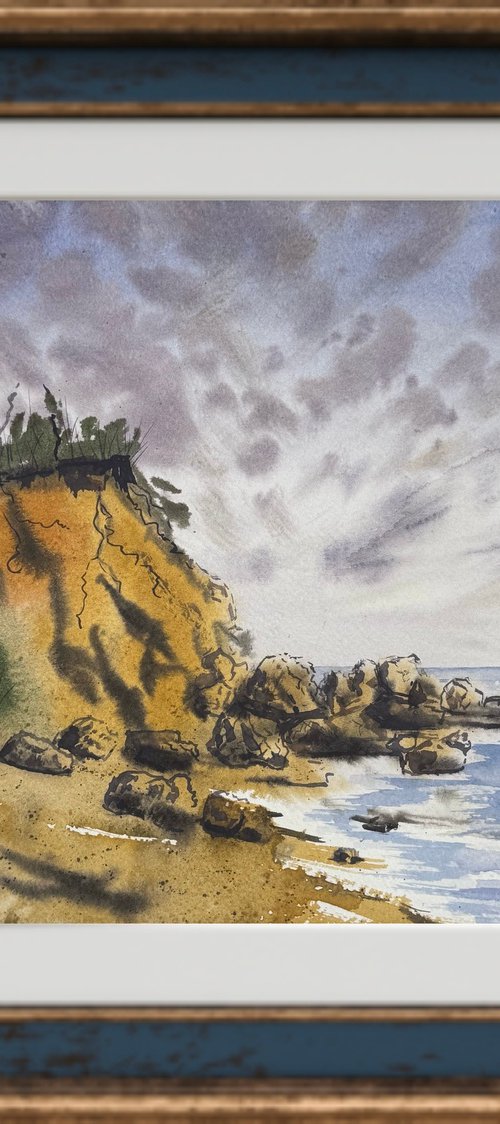 Sumer Seascape Plein air by Yuliia Sharapova