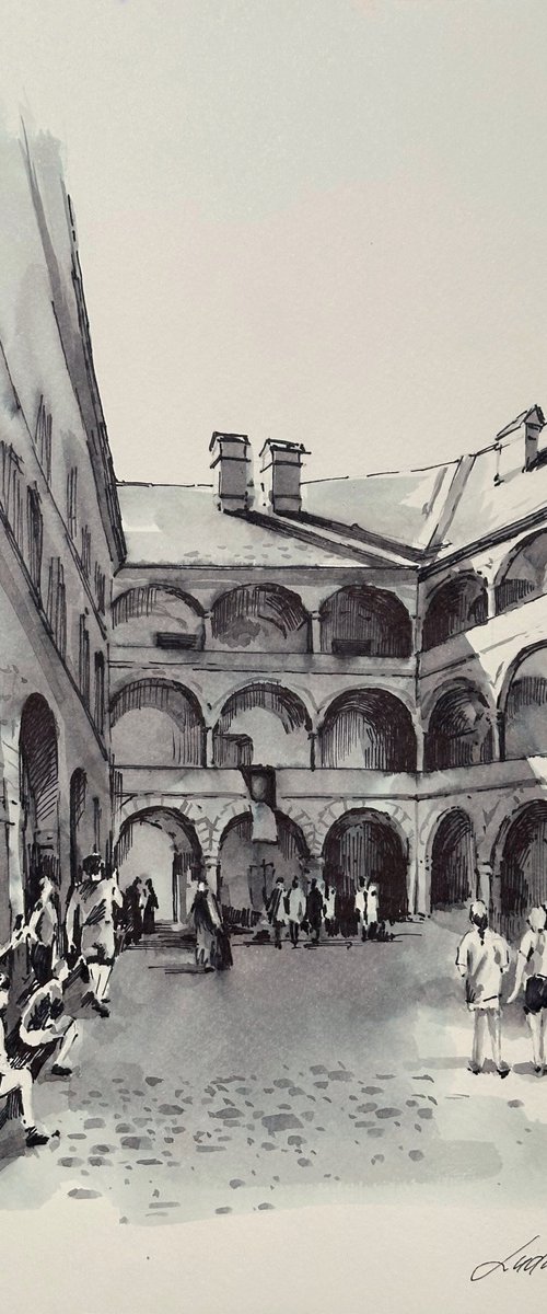 Ptuj castle view by Yuliia Ludanova