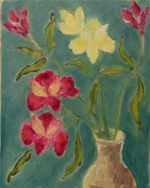 Small lilies by Elena Zapassky