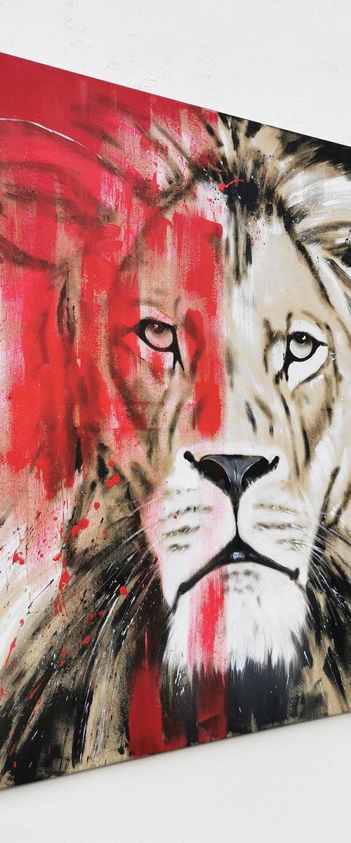 LION #22 - Series BIG CAT by Stefanie Rogge