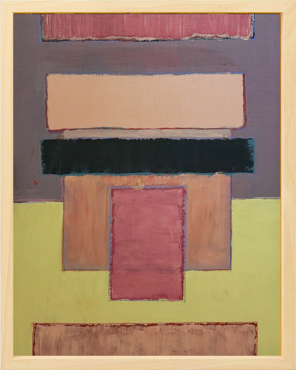 Organic Abstract Acrylic Painting By Geert Lemmers Fpa, 33 X 41, Liberation Of The Mind 8, Original Artwork