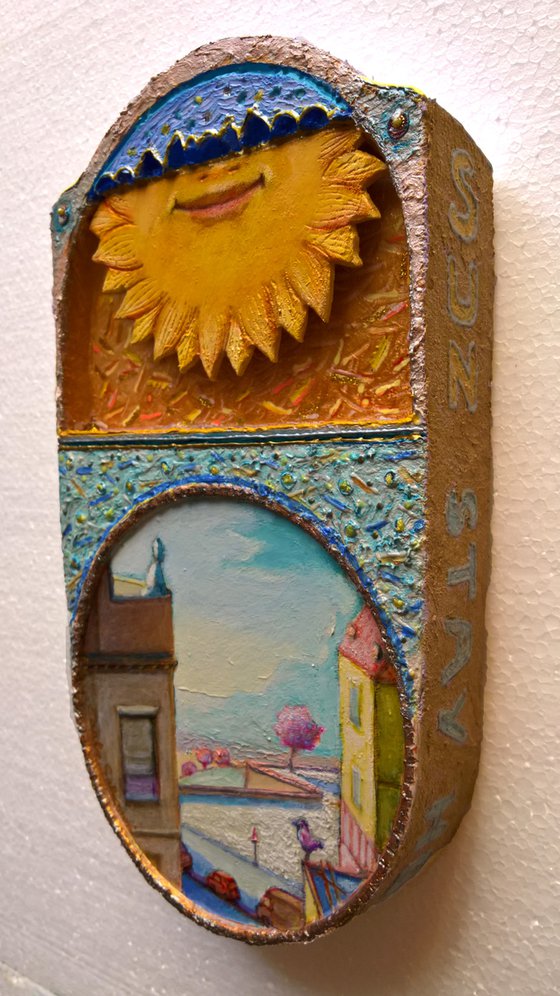 #STAYHOME 7, SUN - ( 30 x 17 cm )