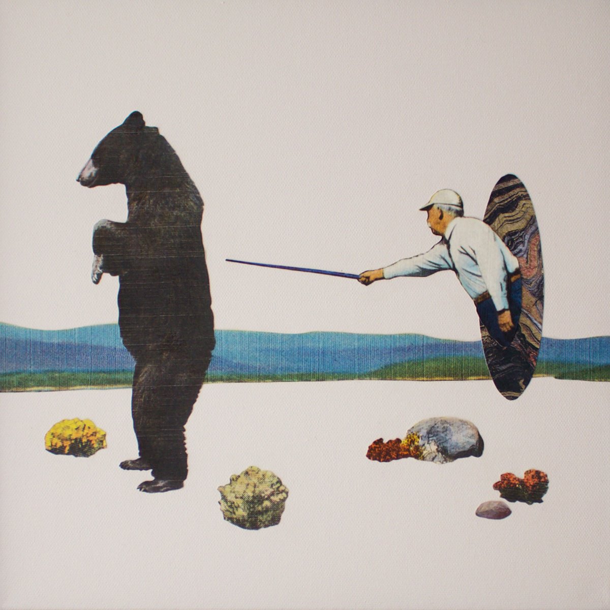 Animal Collage By Angus Vine, 13 X 13, Don