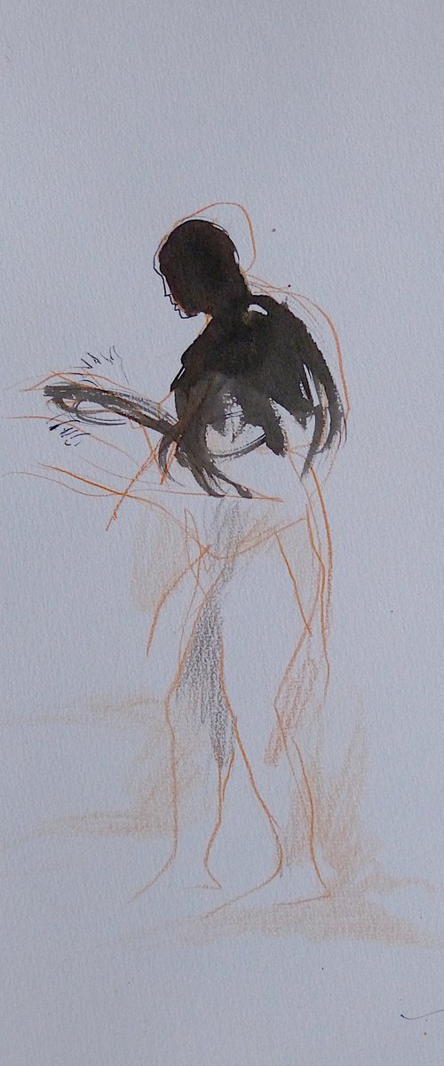 The Single Figure 23-2, 21x29 cm by Frederic Belaubre