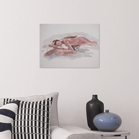 reclining female nude
