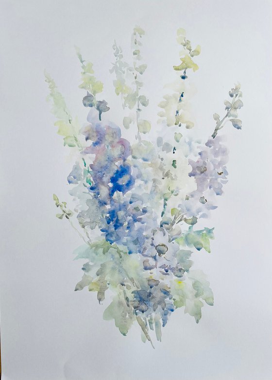 Blue bells 19,7x27,5 in