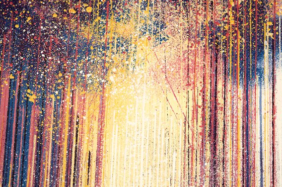 Trees In Hazy Evening Light