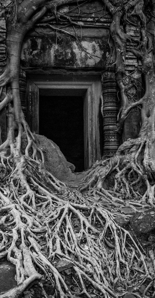 Angkor Series No.8 (B&W) by Serge Horta