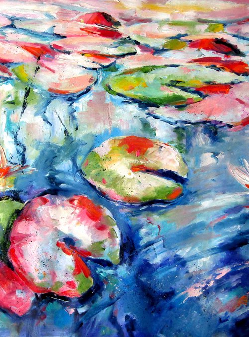 Colorful water lilies by Kovács Anna Brigitta