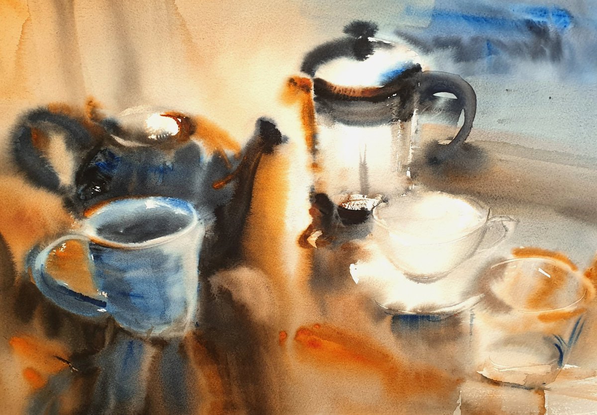 Looking forward to Sunday breakfast. Tea or Coffee? 4th edition by Elena Genkin
