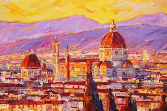 Warm evening in Florence