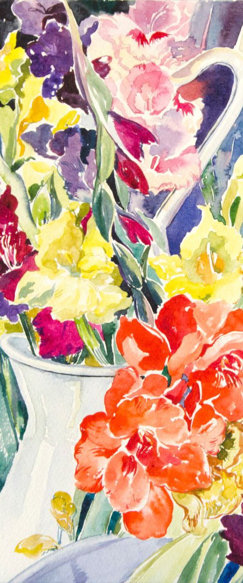 The gladiolus bouquet by Daria Galinski