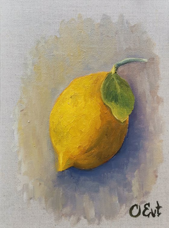 Sicilian lemon. Limone siciliano