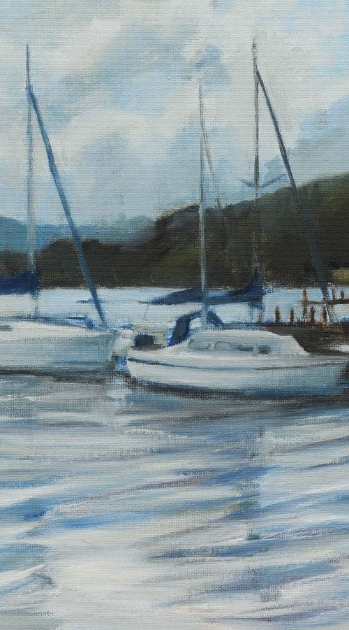 Yachts at Ambleside by Alison Bradley