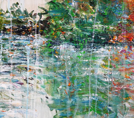 Trees By A Lake C 1