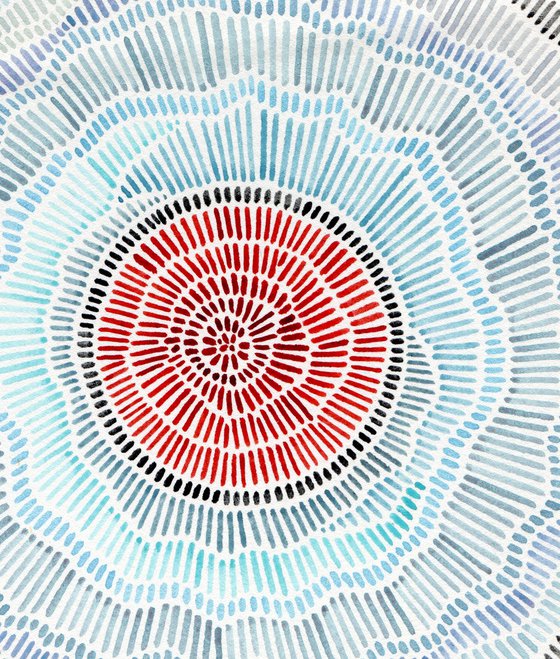 Albino eye
