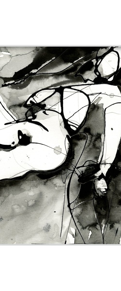 Doodle Nude 8 by Kathy Morton Stanion