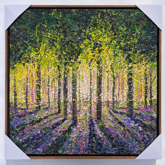 Where the Bluebells Dream - framed