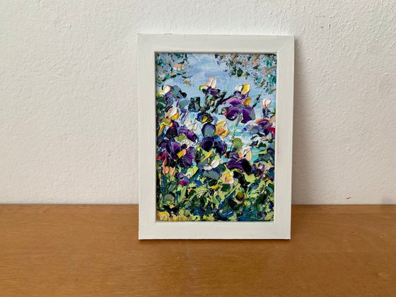 Miniature with flowers