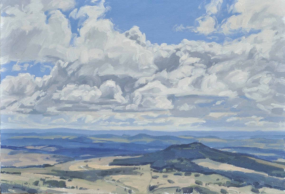 Clouds above the Mezenc by ANNE BAUDEQUIN