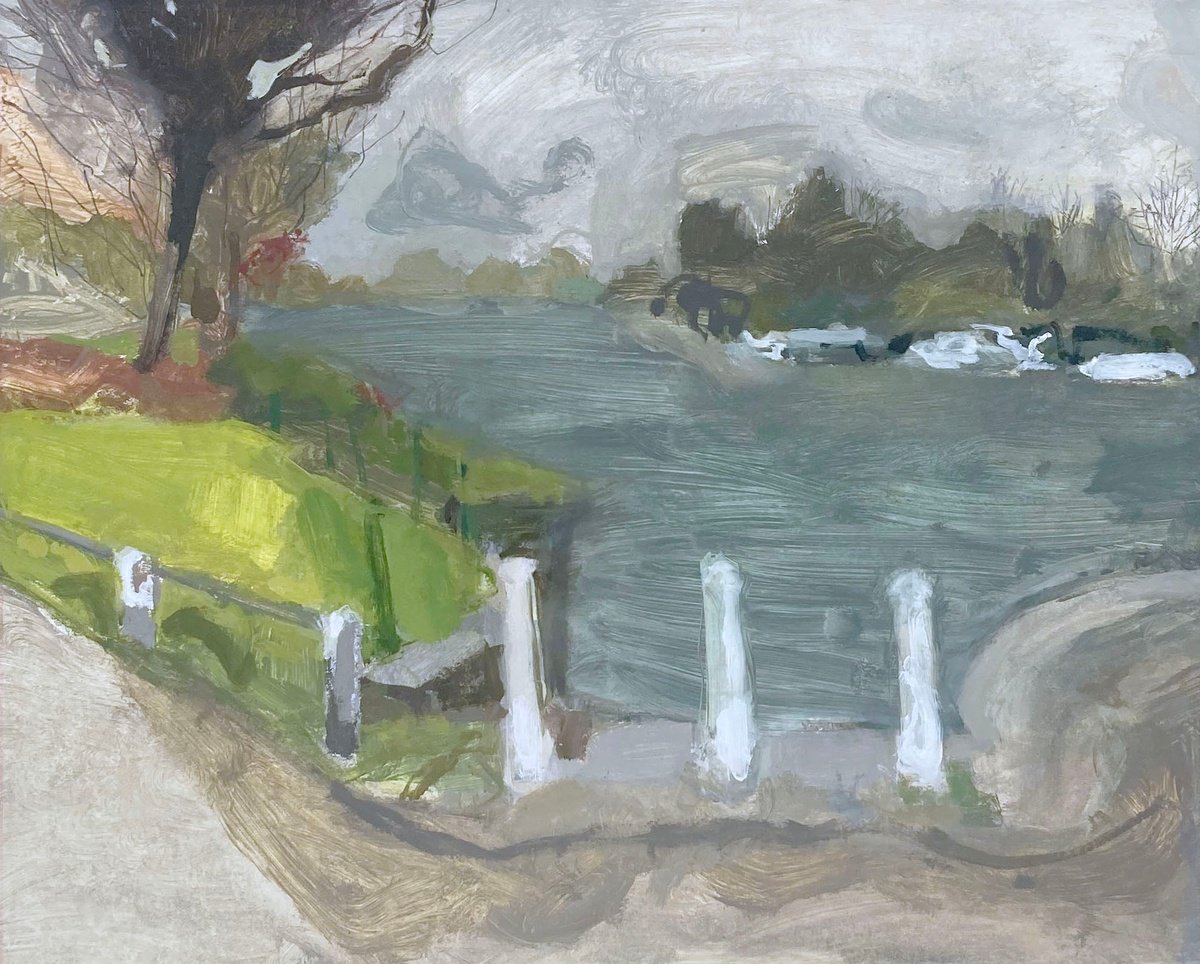 The Path, Petersham By Kate Strupinski, 20 X 16, Artwork For Sale On Artfinder