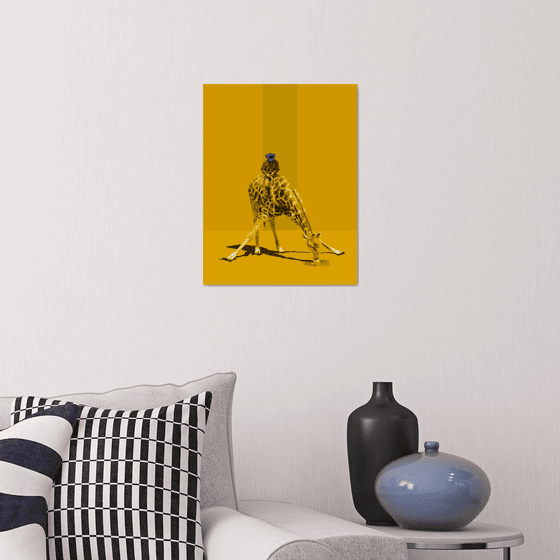 Giraffe Riding - Yellow