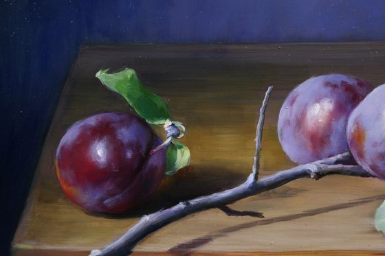 "Branch with Plums"