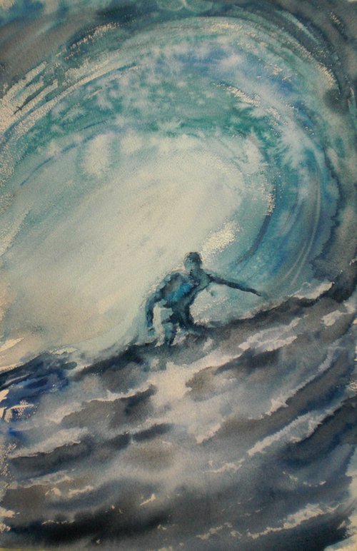 the surfer by Giorgio Gosti