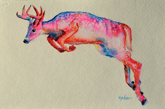 Colorful Reindeer