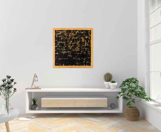 Gold abstract painting BJ262