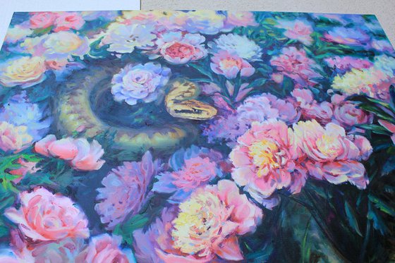 Dangerous beauty. Snake